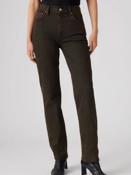 LEVI'S ® Džínsy RIBCAGE SLIM tmavomodrá