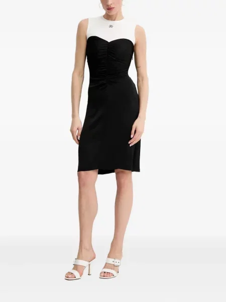 Rochie fără mâneci Karl Lagerfeld fără mâneci de costum negru