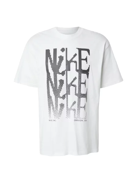 Nike Sportswear Tricou negru alb