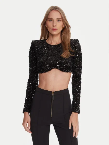 Elisabetta Franchi Bluză negru