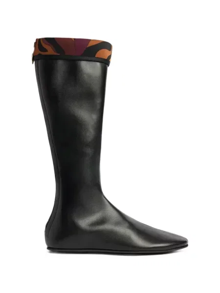 Botine Pucci cu imagine stretch negru