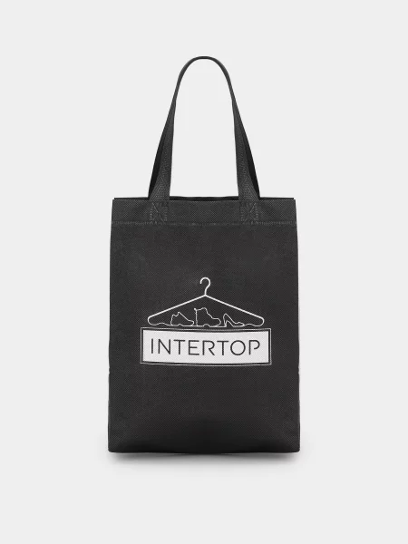 INTERTOP Екосумка Унісекс Текстиль чорний
