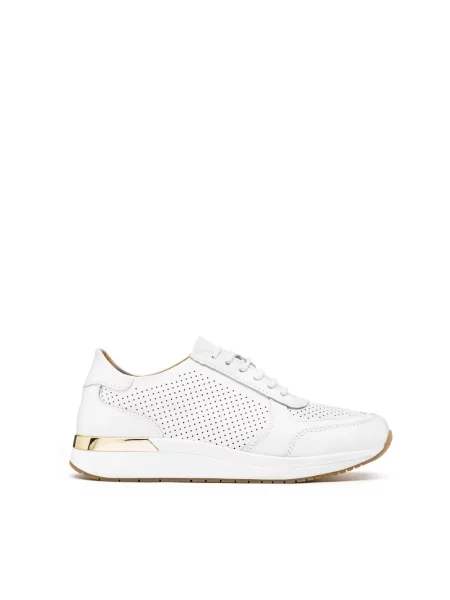 Sneakersy Kazar skórzane białe
