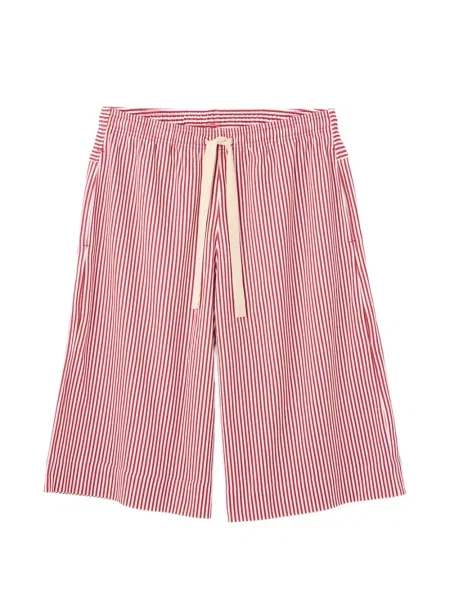 Pantaloni scurți Jacquemus cu cordon roșu