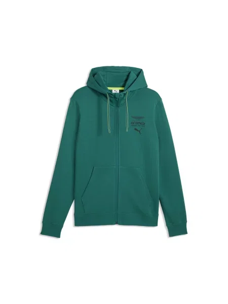 Bluza z kapturem PUMA x ASTON MARTIN ARAMCO TEAM Essentials Akcesoria S zielony