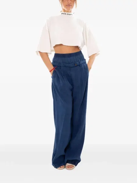 Pantaloni White Sand alb