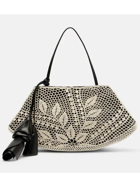 Geanta de piele Magda Butrym din piele alb