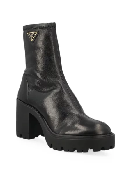 Botine Prada din piele negru