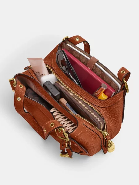 Кожаная сумка Coach