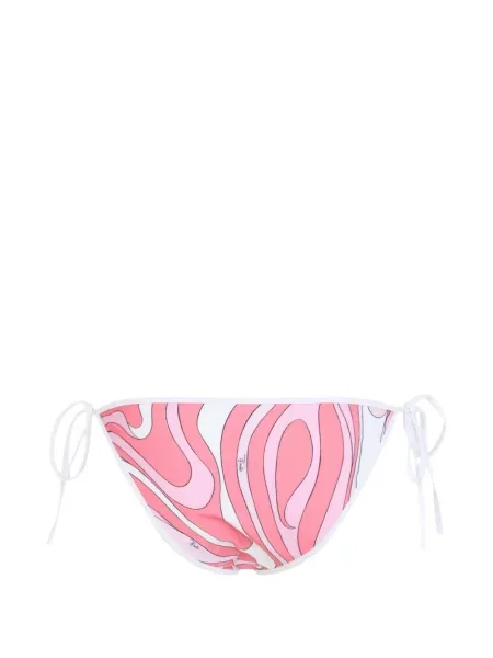 Bikini Pucci cu imagine cu legături roz