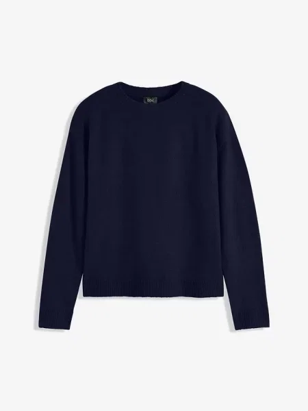 Sweter oversize niebieski