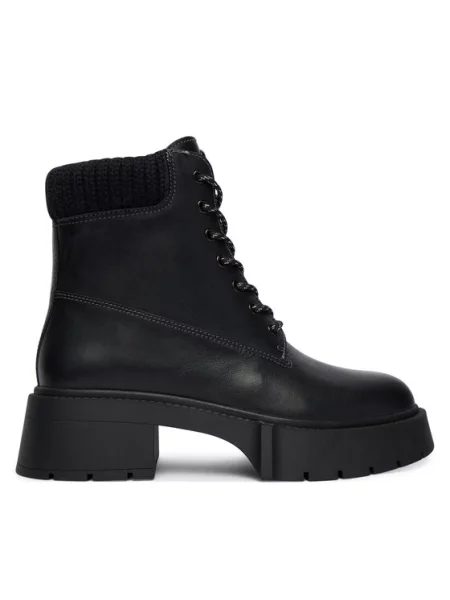 Ботинки Coach на платформе черные