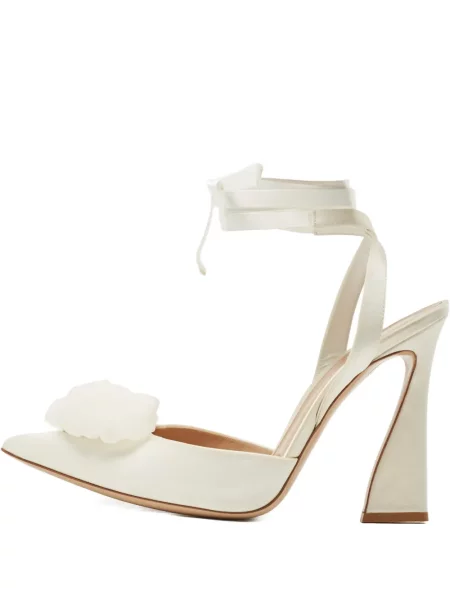 Květinové lodičky Gianvito Rossi bílé