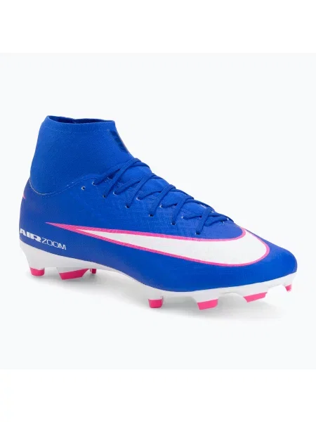 Încălțăminte de fotbal pentru bărbați Nike Mercurial Superfly 10 Academy FG/MG racer blue/white alb