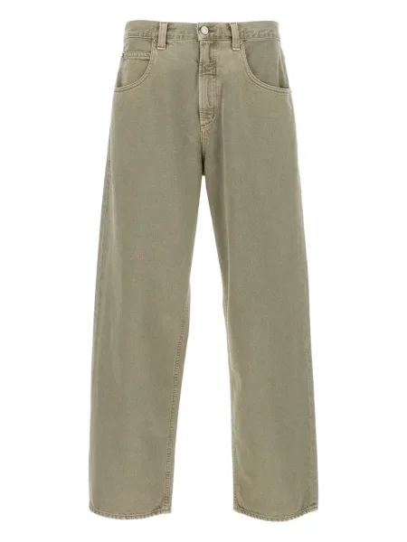 Blugi Agolde cu 5 buzunare verde