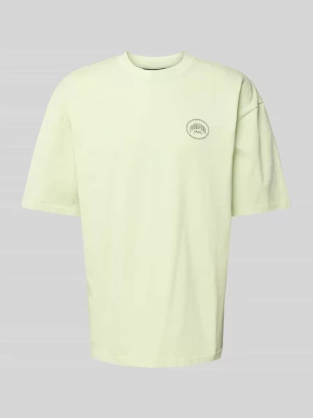 T-shirt o kroju oversized z nadrukiem z logo model ‘BUCKLIN’ Pegador