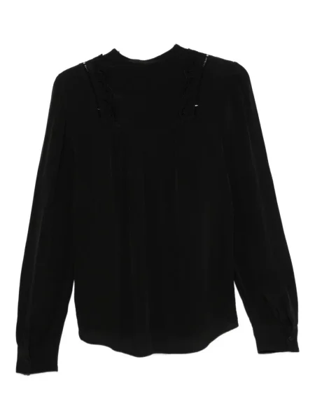 Bluză Isabel Marant din dantelă lungă negru