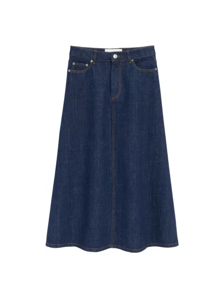 Długa spódnica maxi Ami Paris niebieska