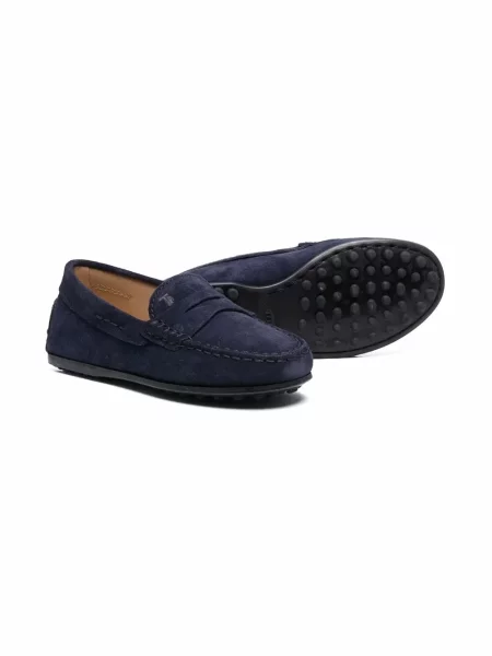 Mokasyny dziecięce Tod's niebieskie