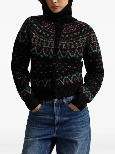 Căciulă Polo Ralph Lauren cu broderie tricotate de costum albastru