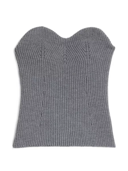 Top Jil Sander tricotate gri
