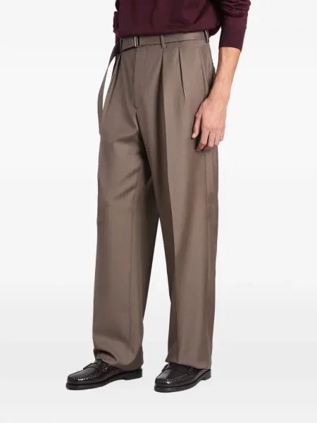 Cu centură pantaloni Tagliatore maro