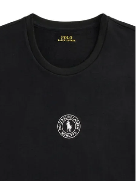 Polo Ralph Lauren pizsama felső sima fekete