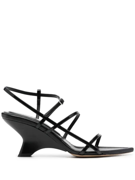 Sandale Giaborghini din piele negru