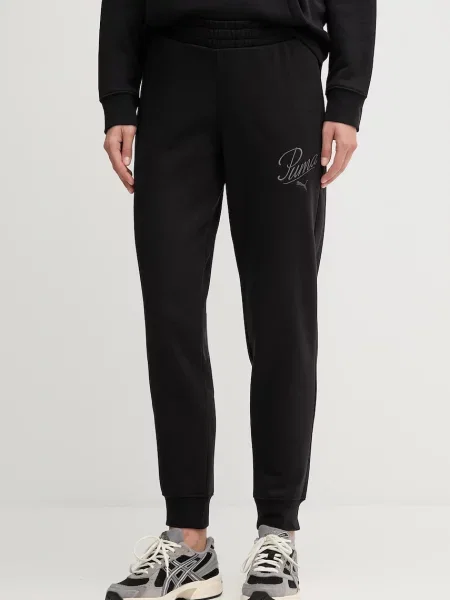Puma spodnie dresowe czarny
