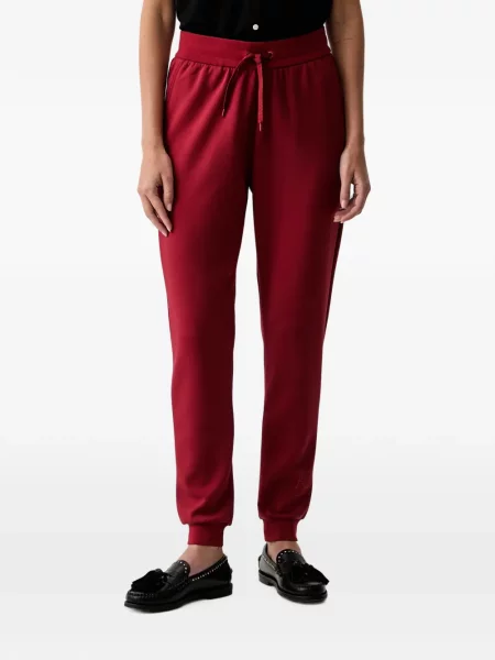 Pantaloni Armani Exchange alergare cu autograf cu cordon roșu