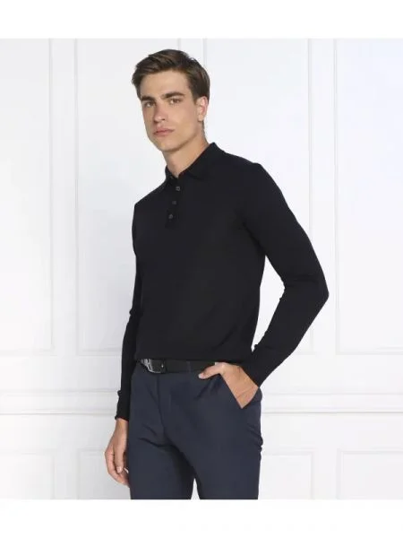 Oscar Jacobson de lână pulover ruben poloshirt l-s