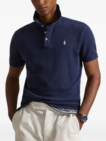 Ριγέ δερμάτινος κάλτσες Polo Ralph Lauren με κορδόνι μαύρο
