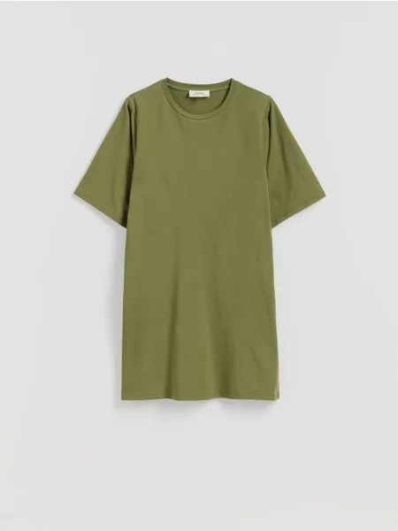 Reserved Rochie mini din verde-oliv verde