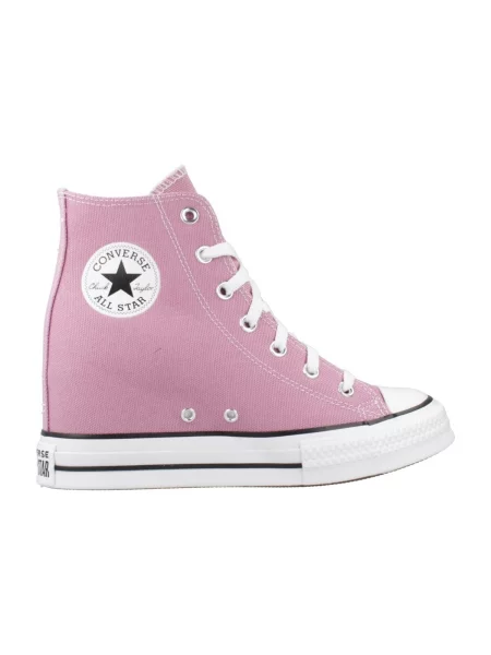 Pantofi Converse cu platformă clasici roz