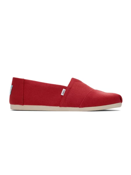 Toms Alpargata Recycled Cotton Canvas Mężczyźni Buty sportowe Toms Size: czerwony