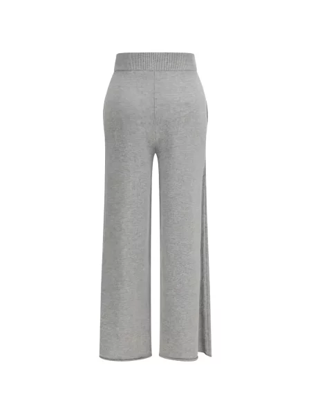 Pantaloni Max Mara din cașmir gri