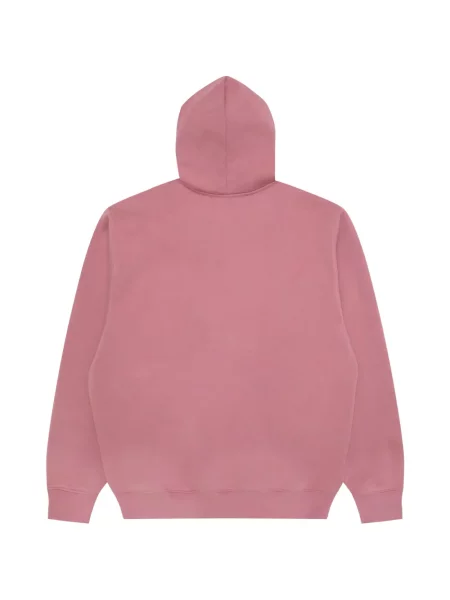 Bluza z kapturem Aape By A Bathing Ape z logo ze sznurkiem różowa