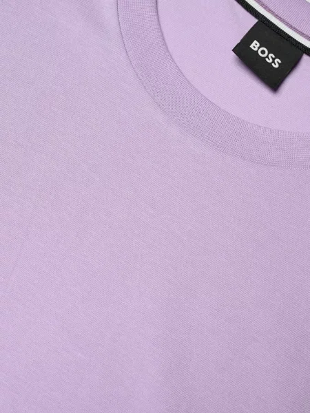 Tricou Boss cu imagine violet