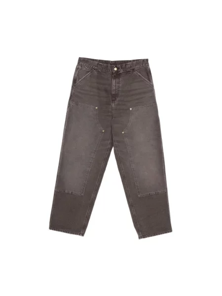 Jeansy Carhartt Wip brązowe