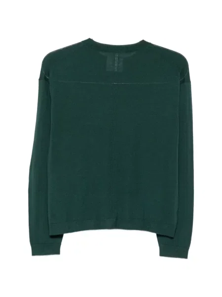 Pulover Semicouture cu decolteu rotund verde