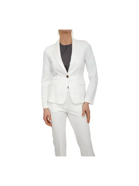 Marynarka Marella z dżerseju biała