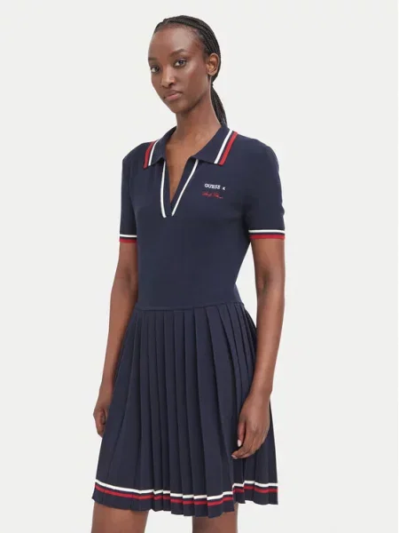 Guess Rochie tricotată Bleumarin