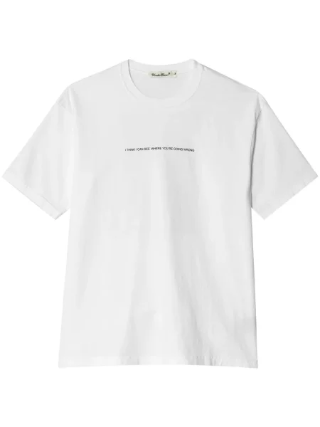 Tricou Undercover cu imagine alb