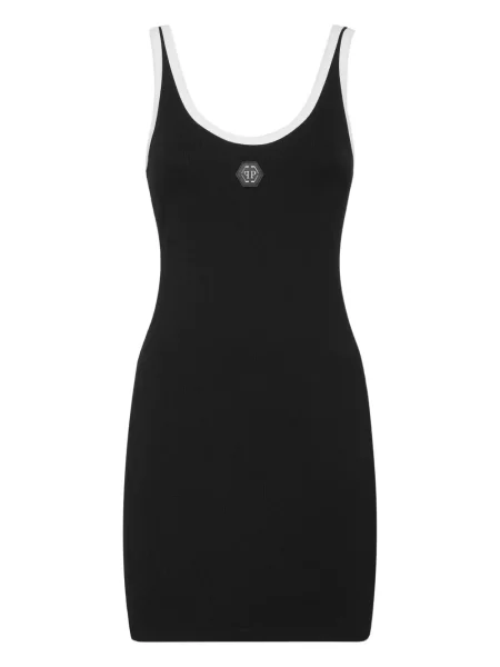 Rochie Philipp Plein de costum cu autograf negru