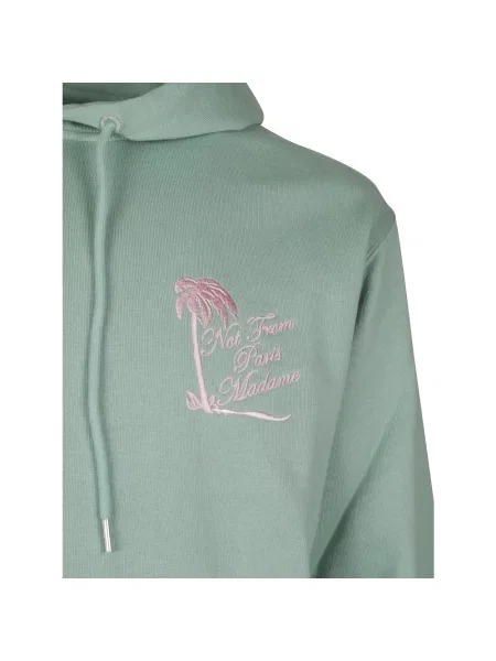 Bluza z kapturem Drole De Monsieur z kapturem zielona