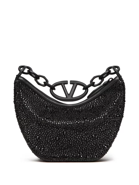 Geanta hobo Valentino Garavani negru