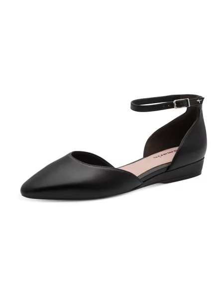 Tamaris Odprte balerinke črna