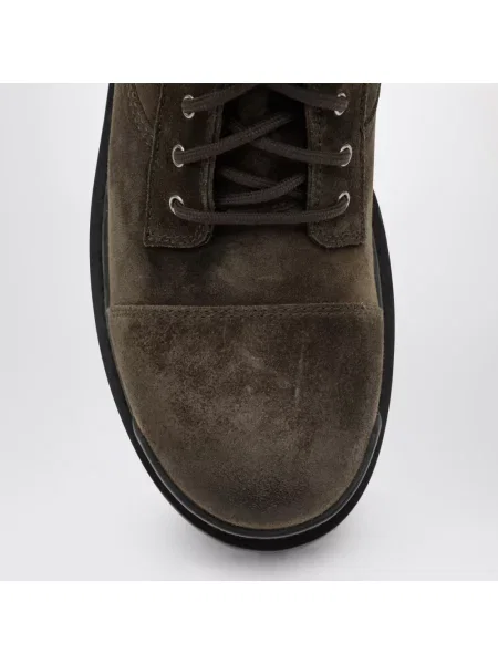 Botki Balenciaga skórzane zielone