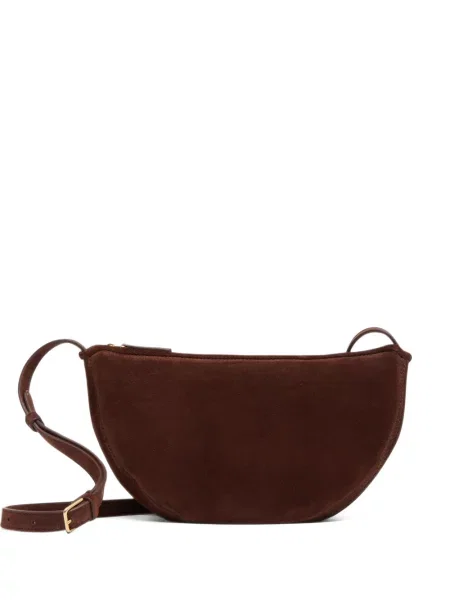 Geantă Mansur Gavriel din piele de căprioară maro