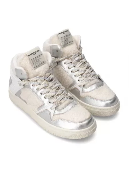 Sneakersy Philippe Model skórzane do tenisa białe